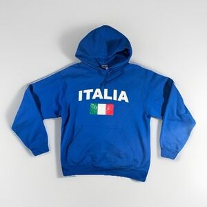 Italia Italy Unisex Hoodie Italian Flag Hoodie Travel Gift Size Medium